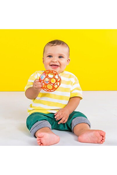 Bright Starts Oball Rattle Easy-Grasp Toy - Red