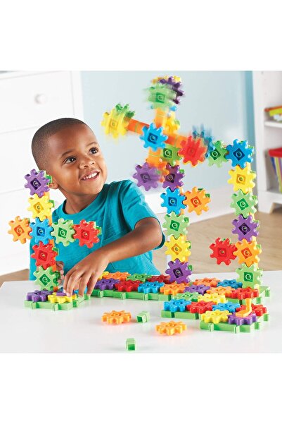Learning Resources مجموعة بناء رائعة من جيرز! جيرز! جيرز! - ١٥٠ قطعة (٤ سنوات فما فوق، متعددة الألوان)