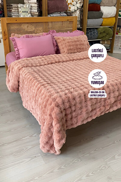 sutra Σετ ύπνου Bubble με διπλά ελαστικά σεντόνια (100% βαμβακερά σεντόνια)