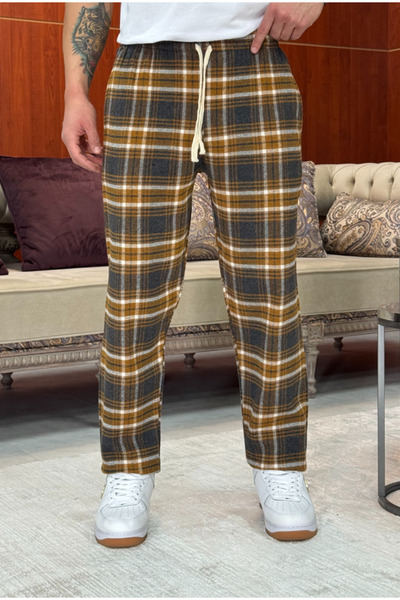 corfixman Plaid Pajama Bottoms