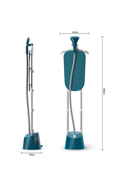 Philips Aparat de calcat cu abur vertical Seria 1000 STE1040/20, 1800 W, 1,8 l, Debit abur 36 g/min