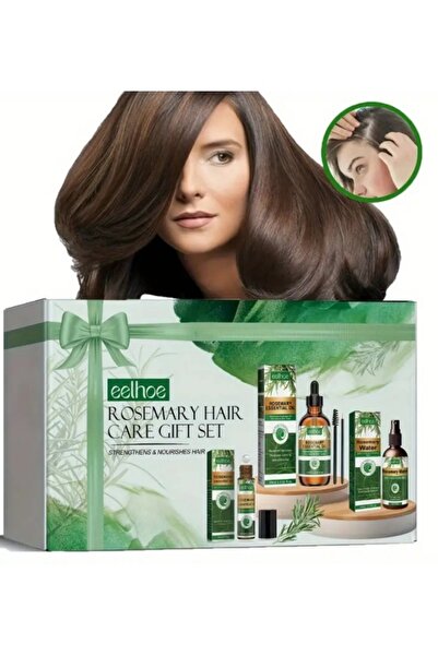 EELHOE Rosemary hair care essential oil set, stimulates hair follicles and pr...