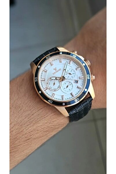 Raymond Men's Watch Rym-1150-Rose-Black