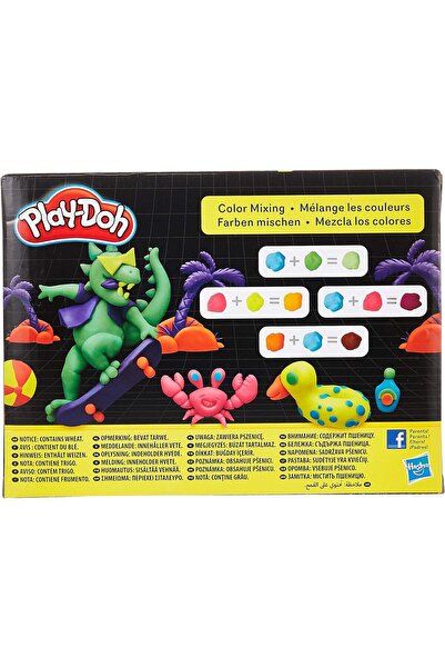 Generic Play-Doh Neon 8-Pack Foam Modeling Compound - 8 x 56 ml, Multi-Color