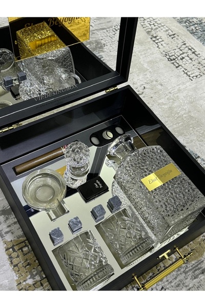 viskare viski seti hediye kutusu