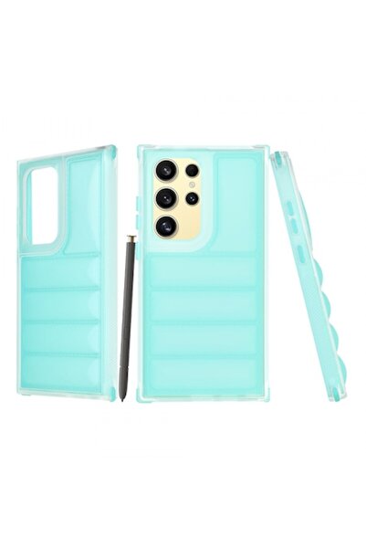 Stef's Cat Θήκη για Samsung Galaxy S24 Ultra S928, Wave Shield, Τυρκουάζ