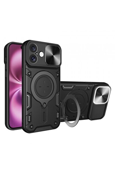 Stef's Cat Θήκη για Apple iPhone 16 Plus, CamGuard Pro, Μαύρη