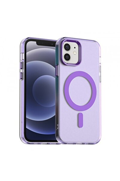 Stef's Cat Carcasă MagSafe pentru Apple iPhone 12 / 12 Pro, CandyCase, violet