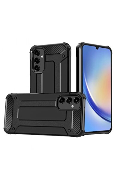 Stef's Cat Carcasă pentru Samsung Galaxy A34 (A346) - Hybrid Armor, Negru