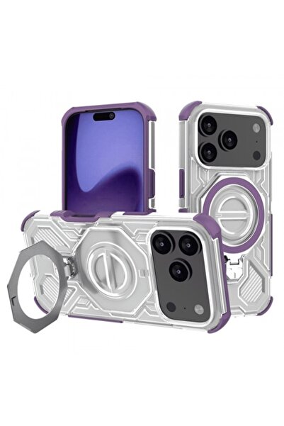 Stef's Cat Carcasă pentru Apple iPhone 17 Pro, Carbon Shield Pro, Violet