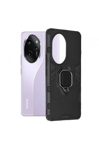 Stef's Cat Husă de telefon pentru Honor 100 Pro (Shield), Neagră