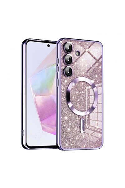 Stef's Cat Θήκη MagSafe για Samsung Galaxy A35 5G A356, Πολυτελές Γκλίτερ, Αν...