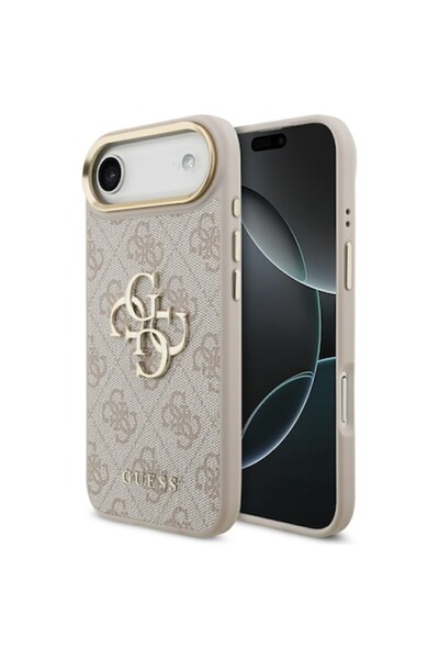 Stef's Cat Carcasă pentru iPhone 17 Air - Hardcase Big 4G Classic Logo U49, piele, roz