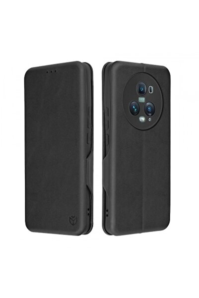 Stef's Cat Husă de telefon pentru Honor Magic5 Pro - Safe Wallet Plus, Neagră