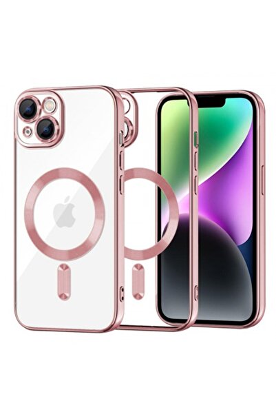 Stef's Cat Θήκη MagSafe για Apple iPhone 14, Πολυτελές Κρύσταλλο, Ροζ