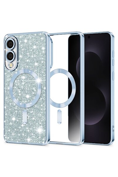 Stef's Cat Husă MagSafe pentru Samsung Galaxy S25 Edge S937, sclipici de lux,...