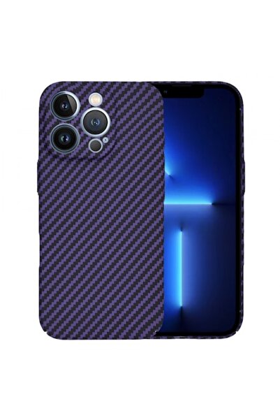 Stef's Cat Θήκη για Apple iPhone 13 Pro Max, Carbonite FiberShell, Μωβ