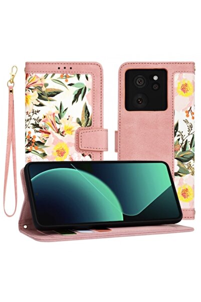 Stef's Cat Husă pentru Xiaomi 13T Pro / 13T, FlipCraft, roz