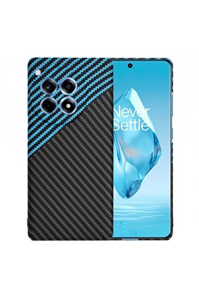 Stef's Cat Carcasă pentru OnePlus 12R, Carbonite FiberShell, Albastră