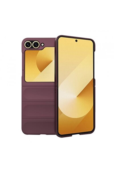 Stef's Cat Carcasă pentru Samsung Galaxy Z Flip6 F741, Magic Shield, Vișinie