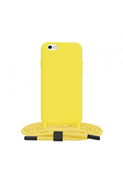 Stef's Cat Carcasă pentru Apple iPhone 6 / 6s, curea tip crossbody, galbenă