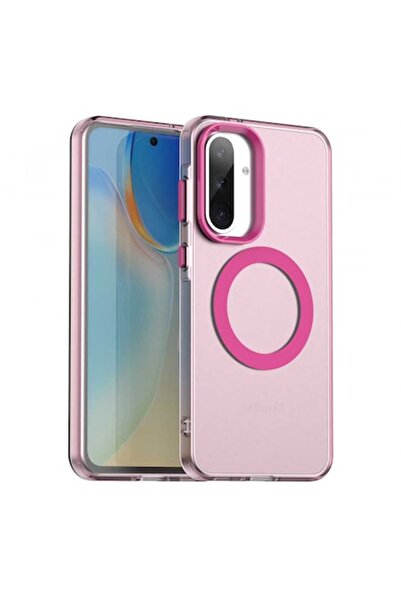 Stef's Cat Θήκη MagSafe για Samsung Galaxy A36 A366, CandyCase, Ροζ