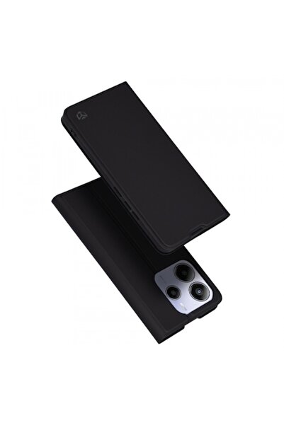 Stef's Cat Carcasă pentru Xiaomi Redmi Note 14 5G, Magskin Book, Neagră