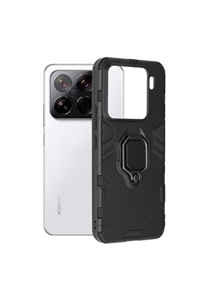 Stef's Cat Husă de telefon pentru Xiaomi 15 Pro, Shield, Neagră