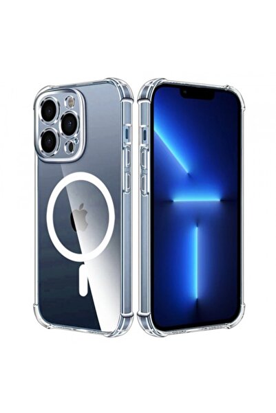 Stef's Cat Калъф MagSafe за Apple iPhone 13 Pro Max, Удароустойчив, Прозрачен