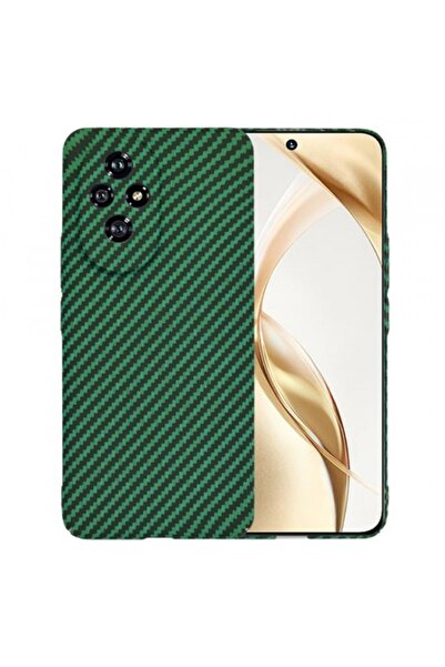 Stef's Cat Carcasă pentru Honor 200, carcasă din fibră de carbonită, verde