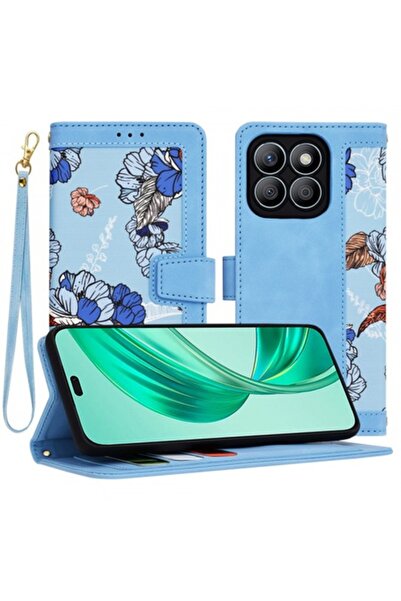 Stef's Cat Θήκη για Honor X8b, FlipCraft, Μπλε