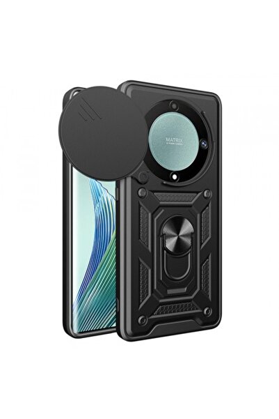 Stef's Cat Carcasă pentru Honor Magic5 Lite, CamShield, Neagră