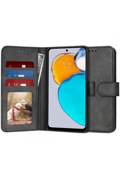 Stef's Cat Husă pentru Motorola Moto E22s, Jurnal, Negru