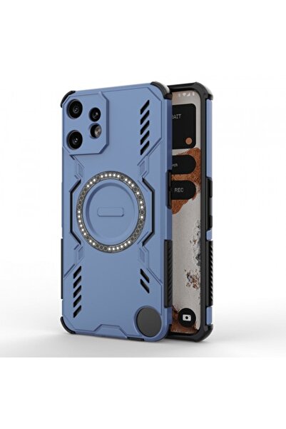 Stef's Cat Θήκη MagSafe για το τηλέφωνο CMF Phone 2 Pro, ArmorMag, μπλε