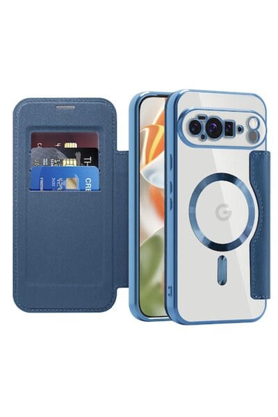 Stef's Cat Husă pentru Google Pixel 10 Pro XL - SmartMag Book Case, J20, piel...