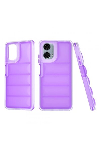 Stef's Cat Husă pentru Motorola Moto G24 Power, Wave Shield, violet
