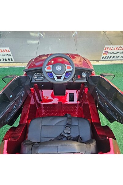 Kral 12 volt BMW V8 kumandalı deri koltuk