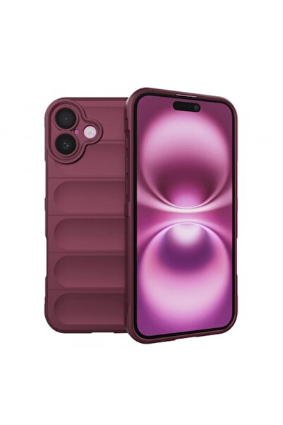 Stef's Cat Θήκη για Apple iPhone 16 Plus, Magic Shield, Μπορντό