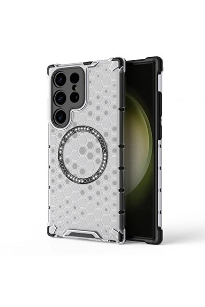 Stef's Cat Θήκη MagSafe για Samsung Galaxy S24 Ultra S928, HoneyComb Shield, ...