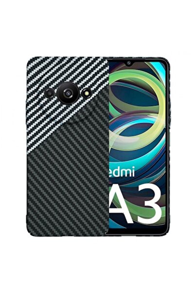 Stef's Cat Carcasă pentru Xiaomi Redmi A3x / A3, Carbonite FiberShell, Gri