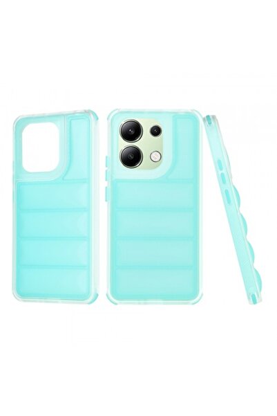 Stef's Cat Carcasă pentru Xiaomi Redmi Note 13 4G, Wave Shield, Turcoaz