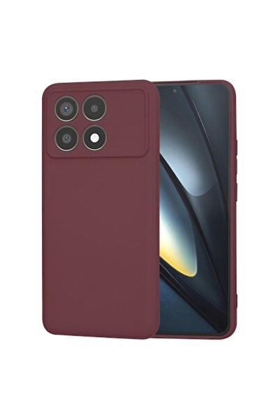 Stef's Cat Husă pentru Xiaomi Poco F6 Pro, SoftFlex, Vișinie