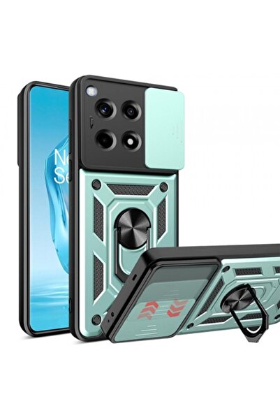 Stef's Cat Carcasă pentru OnePlus 12R, CamShield, Verde