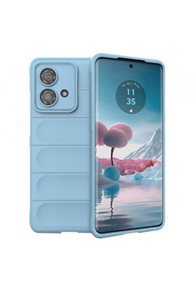 Stef's Cat Husă pentru Motorola Edge 40 Neo, Magic Shield, albastră