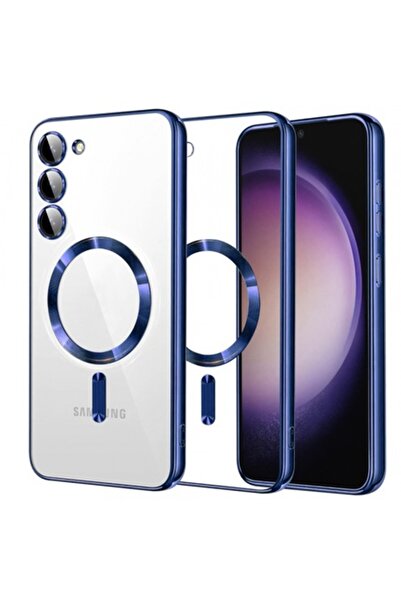 Stef's Cat Carcasă MagSafe pentru Samsung Galaxy S23 S911, Cristal Luxos, Alb...