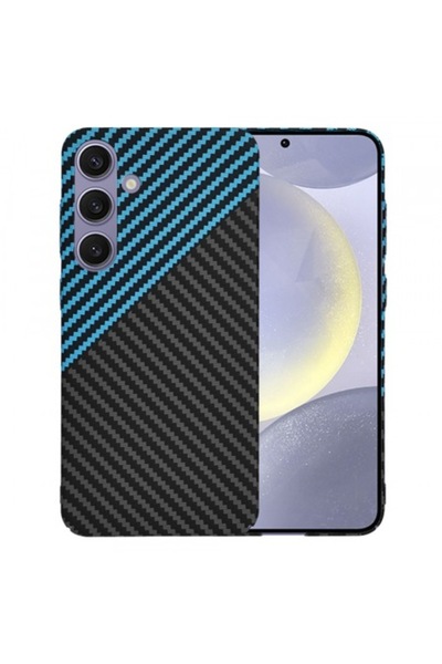 Stef's Cat Carcasă pentru Samsung Galaxy S24+ S926, Carbonite FiberShell, Alb...