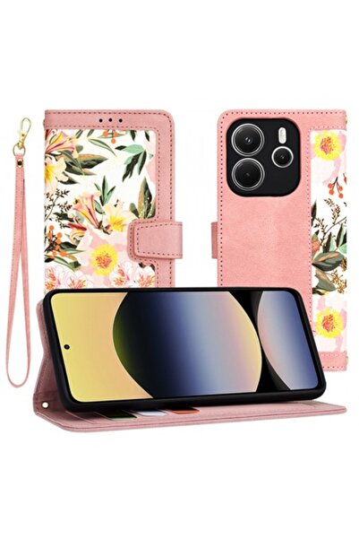 Stef's Cat Husă pentru Xiaomi Redmi Note 14 4G (Standard), FlipCraft, Roz