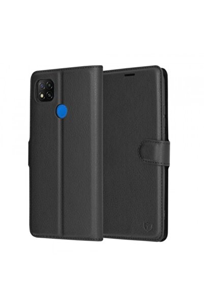 Stef's Cat Husă pentru Xiaomi Redmi 9C NFC / 9C, Folio din piele, Negru