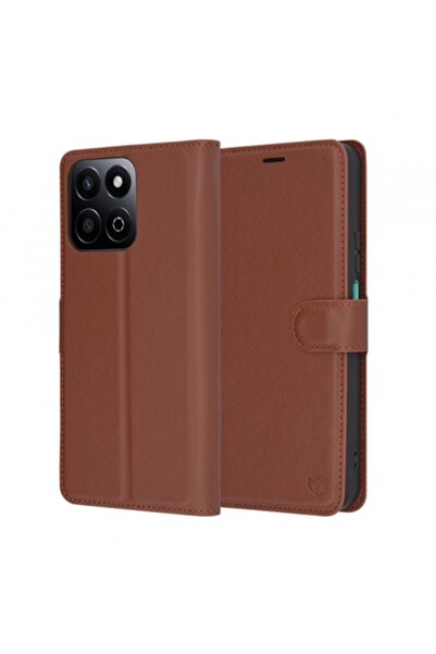 Stef's Cat Θήκη για Honor X7c / 200 Smart, Δερμάτινη Θήκη, Καφέ