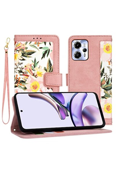 Stef's Cat Husă pentru Motorola Moto G13 / G23 / G53, FlipCraft, roz